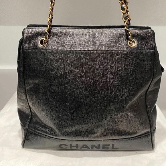 Chanel Tote chained bag in Caviar Leather (Excellent Condition) - Picture 1 of 11